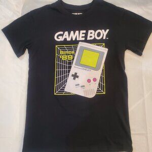 Nintendo Game Boy T Shirt Black Graphic Print Retro Gaming Mens Size S